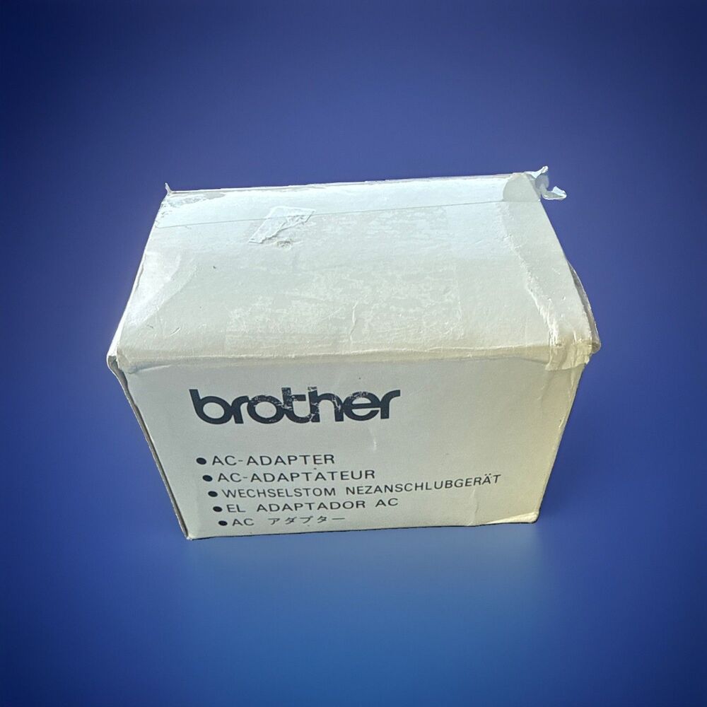 Brother EPA-120 Power Supply 120V 60Hz 15W 6V 1A with Barrel Plug NOS (s8)
